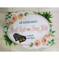 Wedding Gate Hanging Board, Ask. Free Design