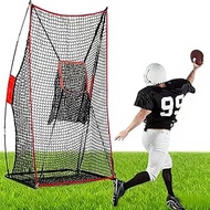 Football Kicking Net - Heavy Duty Portable Kicking Goal Cage with Removable Mesh Bag - 4x7FT Profess