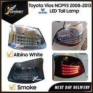 VLAND Toyota Vios NCP93 2008-2013 LED Tail Lamp Albino White / vios Ncp93 lampu belakang Smoke