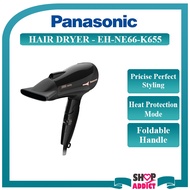 Panasonic EH-NE66 2000W Ionity Hair Dryer EH-NE66-K655 Pengering Rambut Powerful Airflow Unique Inte