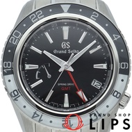 精工 Grand Grand Seiko Spring Drive GMT 44mm 運動系列 SBGE277/9R66-0BK0 不鏽鋼男士腕錶，黑色，成色極佳，附錶盒和保固卡 [全新]