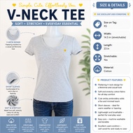 Branded Gray Vneck Shirt T-Shirt Tops for Women size XS
