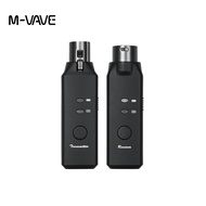 M-VAVE WP-7 2.4Ghz Wireless Microphone Transmitter Receiver Plug-on XLR Microphone Wireless System for Dynamic Microphone, Audio Mixer, DSLR Camera, PA System