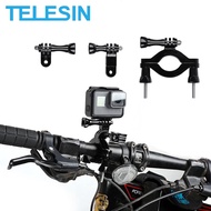 TELESIN Bicycle Bike Motorcycle Roll Bar Handlebar Mount Holder for GoPro HERO / Insta360 ONE / DJI ACTION Camera