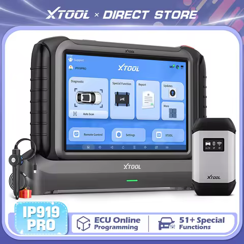 XTOOL InPlus IP919PRO ECU Programming Tool Bluetooth Diagnostic Tools 51+ Reset Services AI-Assisted
