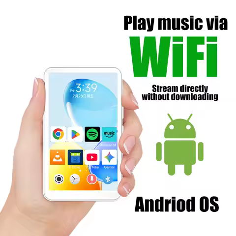NEW 2026 Andriod MP3 Player Famue BF12 WiFi|4.0-inch Mini Online Music Streaming | Spotify/Deezer/Pa