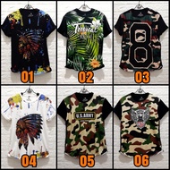 Tshirt Shirt Printing 3d Dayak Tropical Coconut Army Loreng 8 Tropical Bangkok Fullprint Marcelo