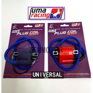 ✅100% ORIGINAL PLUG COIL UMA RACING UNIVERSAL Y15ZR LC135 RS150 WAVE125 EX5 Y125 RACING TOBAKI RED L