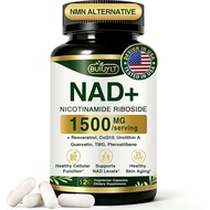 NAD+ plement 1500mg, Nicotinamide Riboside with Resveratrol, Urolithin A, CoQ10 & Quercetin - NAD Pl
