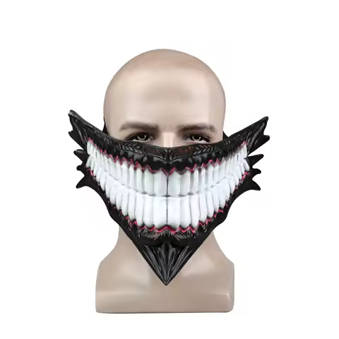 Cosplay DAN DA DAN Okarun Ken Takakura Face Mask for Adult Halloween Scary Masquerade Masks