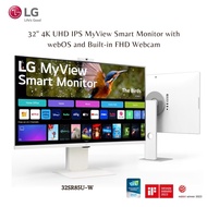 LG 32SR85U-W 32-inch MyView 4K UHD, IPS Display, webOS Smart Monitor, ThinQ Home, USB Type-C 90W PD,