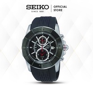 Jam Tangan Pria Seiko Lord Chronograph Classic SNAC99 Rubber Original