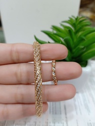 SET BANGLE EMAS SUASA 375 / 18K