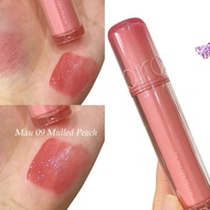 Romand 09 glossy lip tint peach pink