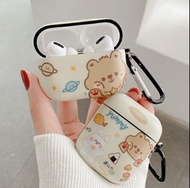Airpods/airpod pro藍牙耳機保護套/保護殼 第一代，第二代通用   #apple#ipad#earphone#nike#adidas#pokemon#比卡超