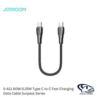 Joyroom 60W 0.25M (0.8ft) Type C to Type C Fast Charging Data Cable S-A11