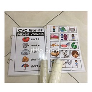 CVC MIXED WORDS DIY ACTIVITY BOOKLET