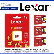 LEXAR PLAY GAMING NINTENDO SWITCH MICROSDXC UHS-I CARD C10, U3, V30, A2 (150MB/s) GAME MEMORY CARD (
