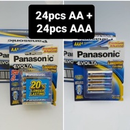 Panasonic Evolta 24pcs AA(2A) + 24pcs AAA(3A) Premium Alkaline Battery