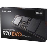 Ssd Samsung 970 EVO 500GB M.2 PCIe Gen 3×4 MZ-V7E500BW