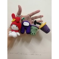 crochet amigurumi keychain | crochet keychain