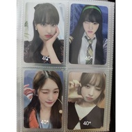 WTS IVE OFFICIAL PHOTOCARD GAEUL YUJIN LIZ REI WONYOUNG LEESEO