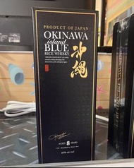 沖繩 Okinawa island Blue Rice Whisky Aged 8 years 威士忌 8年 (有盒) 750ml