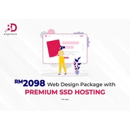Website Design Package Premium SSD Hosting FREE DOMAIN FREE SSL SET UP