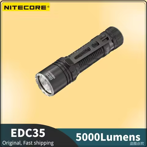 Nitecore EDC35 5000Lumens LED Flashlight NiteLab UHi 40 MAX LED USB-C Rechargeable Built-in 6000mAh