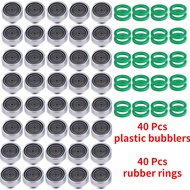 40 Pcs 24mm Kitchen Basin Faucet Aerator Splash-proof Filter Mesh Core Water Saver Outlet  Accessories  Faucets  Kitchen