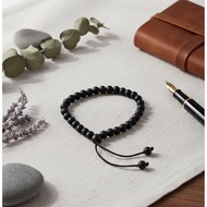 33 prayer beads bracelet with 6 mm hajar Jahanam agate