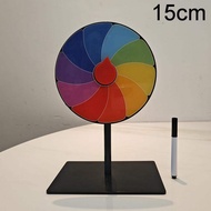 1 Set Color Roulette Wheel Tabletop Prize Wheel Dry Erase Spin Wheel Spinner Game Heavy Duty Editabl