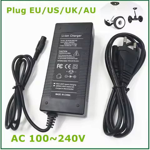 Output 63V 1.5A Charger Battery Supply for Xiaomi Ninebot segway Ninebot Mini Pro N3M300 54.3V Batte