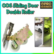 006 Sliding Roller Aluminum Sliding Door Roller Glass Door Heavy Duty Double Roller 006 Roller