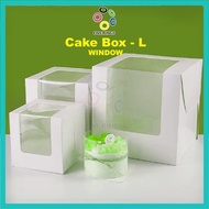 Window Cake Box 4x4x4" / 5x5x5" / 6x6x6" / 7x7x7" / 8x8x8" / 9x9x9" / 10x10x10" Box / Tall Cake Box 