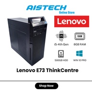 Lenovo E73 Desktop 4th Gen Core i5 8GB 500GB HDD Upgraded Windows 10 Pro VGA DisplayPort