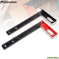 MELEN Measuring Ruler, Multi-Angle Angle 45/90 Gauge Right Angle Ruler, Aluminum Square Ruler L Squa
