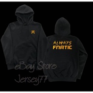 FNATIC ALWAYS HOODIE ORANGE SWEATER JACKET