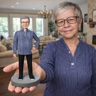 照片客製化公仔  訂製人像模型 媽媽 奶奶祝壽禮物客製公仔