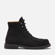 TIMBERLAND  Men's Redwood Falls Waterproof Moc-Toe Boot  Color: Black Nubuck  Style A41M7W05