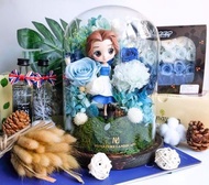 公仔保鮮花瓶 | 永生花 |情侶禮物 | 生日禮物 | 結婚禮物 | Qposket 貝兒 Belle