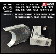 KING Conrod Bearing MAZDA 1.6 F6 1.8 F8 2.0 FEH1 FEH5 FE FET RF 2.2 R2 F2 F2D4 F2R4 Bongo 323 626 92