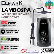 ELMARK LAMBOSPA BOOSTER DC INVERTER PUMP WATER HEATER W/ RAINSHOWER