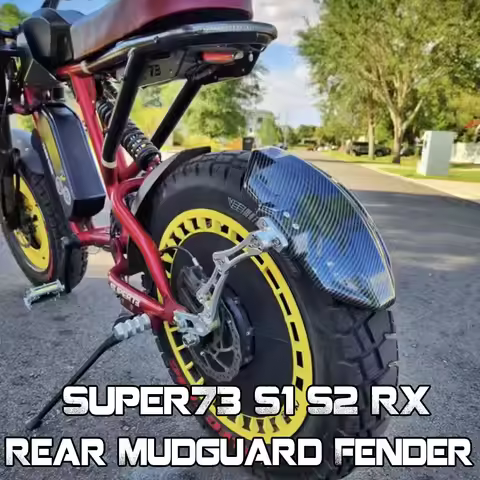 For SUPER73 SUPER 73 Super73 S1 S2 RX Electric Bicycles Rear Mudguard Wheel Splash Guard Fender Acce