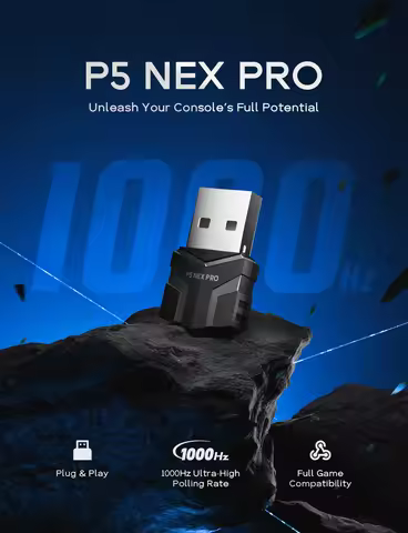 P5 NEX PRO Applicable PS5 Game Dongle Keyboard-Mouse Converter Raspberry Pi Hitbox Adapter PS5 Game 