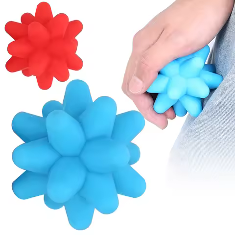 Fascial Massage Ball 2 Colors Acupoint Massage Ball Muscle Release Tissue Massage Silicone Fitness B