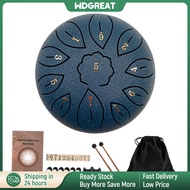 WDGREAT 11 6 Inch Steel Tongue Drum and Music Education Yoga Meditation Gift