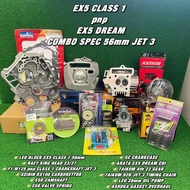 COMBO SET EX5 CLASS 1 56MM JET 3MM COMBO SET CLASS 1 COMBO CLASS 1 PNP EX5 DREAM BLOCK HEAD 23 27 W1