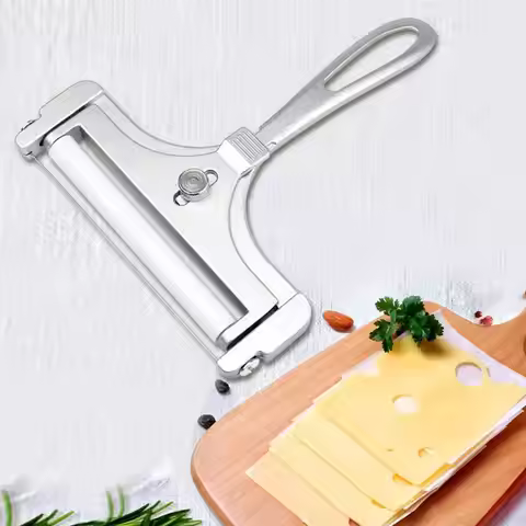 Aluminum Alloy Cheese Slicer Cheese Scraper With Adjustable Thickness Butter Cheese Shaver Butter Sl