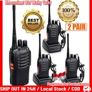 4PCS HT Walkie Talkie Baofeng BF 888S Baofeng Handy Talky Radio HT Radio HT Walkie Talkie Jarak Jauh